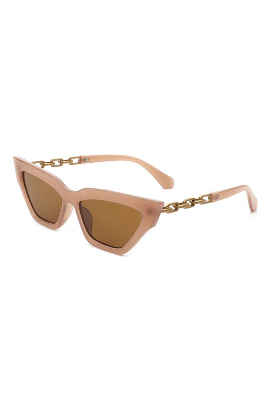 Gafas de sol estilo ojo de gato de moda cuadrada retro para mujer