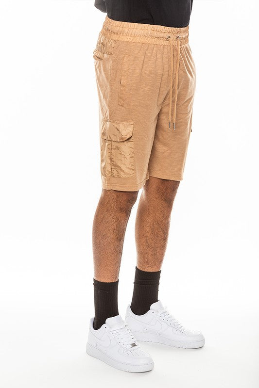 Pantalones cortos flameados ligeros jaspeados de Weiv