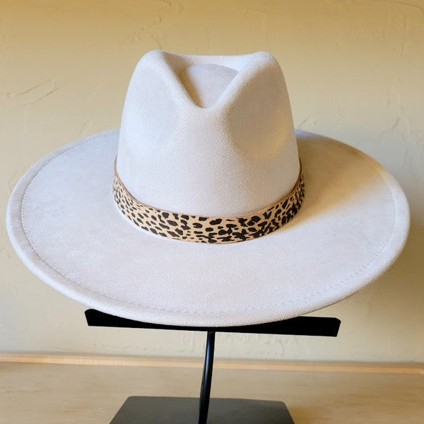 Bornea Cheetah - Banda para sombrero de piel de ante
