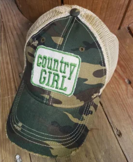 Sombrero de chica de campo