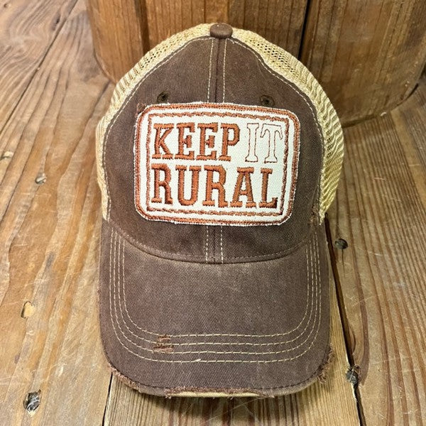 Mantenlo sombrero rural