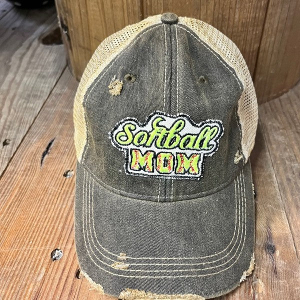 Sombrero de mamá de softbol