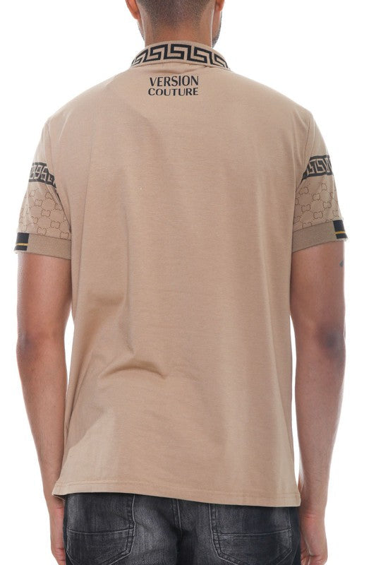 Camisa polo con botones de la marca Version Couture