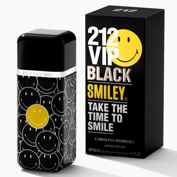 212 Vip Black Smiley 3.4 oz EDP For Men