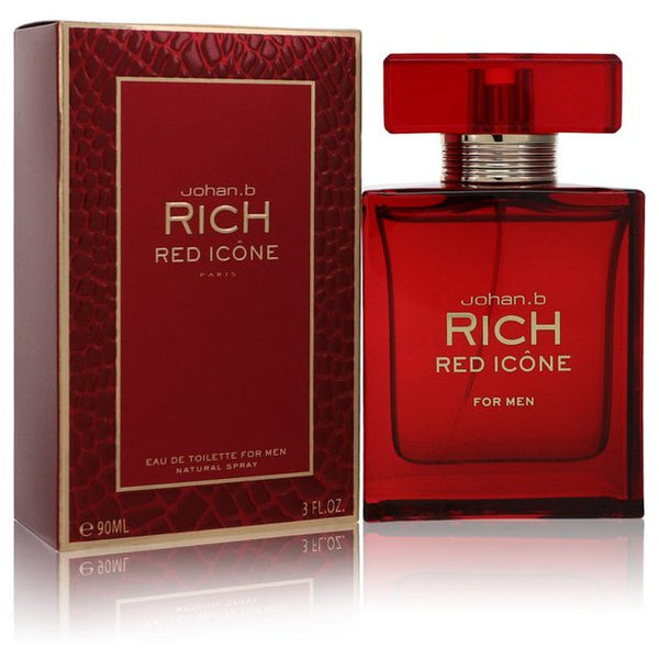 Rich Red Icone 3.0 oz EDT For Men